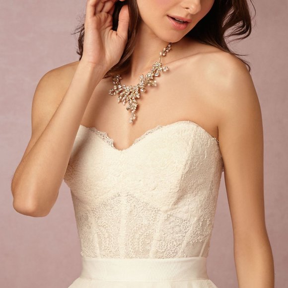 Watters Dresses & Skirts - BHLDN Watters Carina Corset Top Wedding Size 2